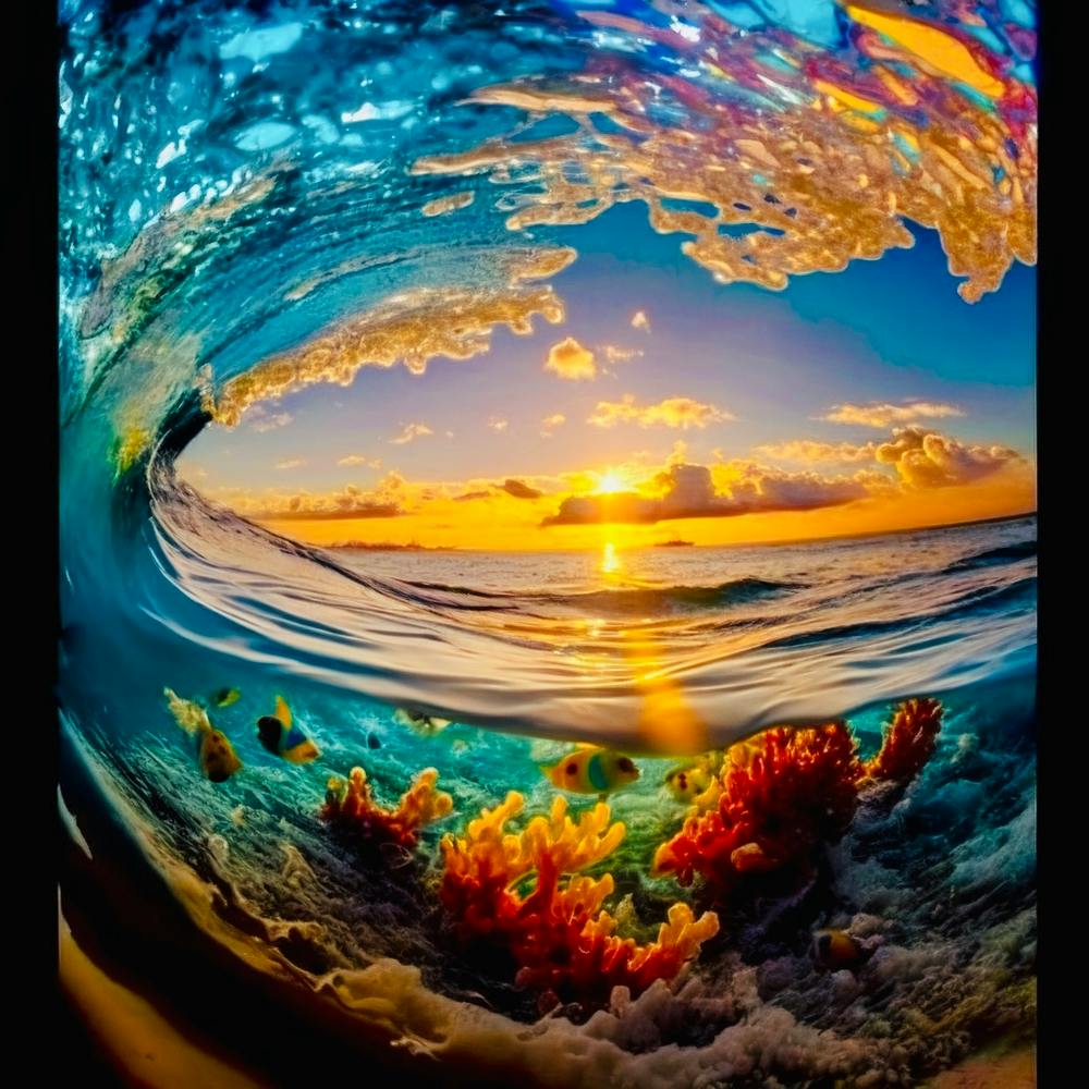 Sunset In The Ocean