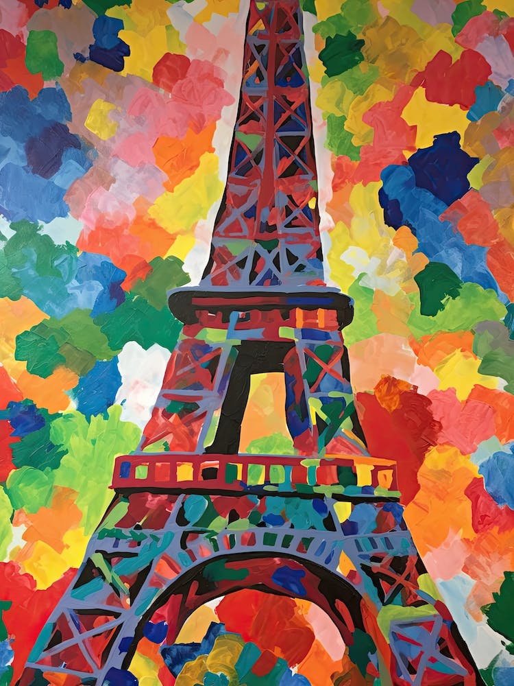 Eiffelturm Paris Frankreich Henri Matisse Stil 20