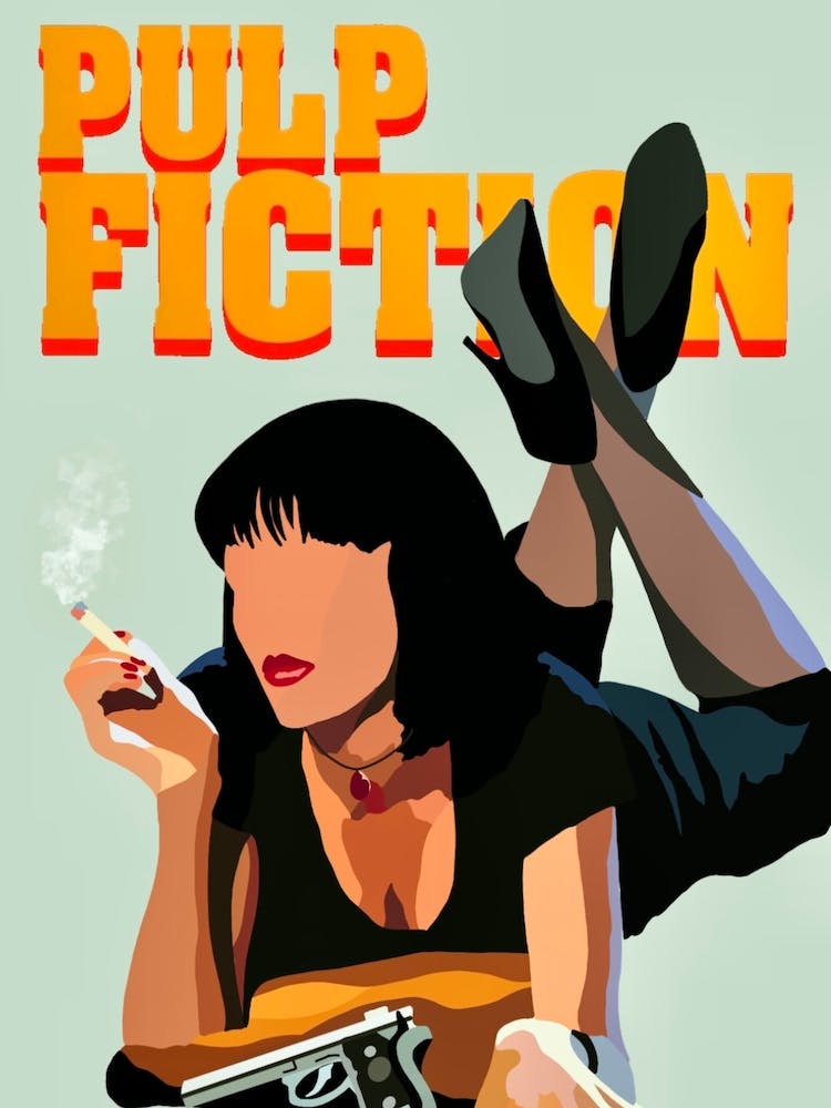 Pulp Fiction Print | Pulp Fiction Movie Print