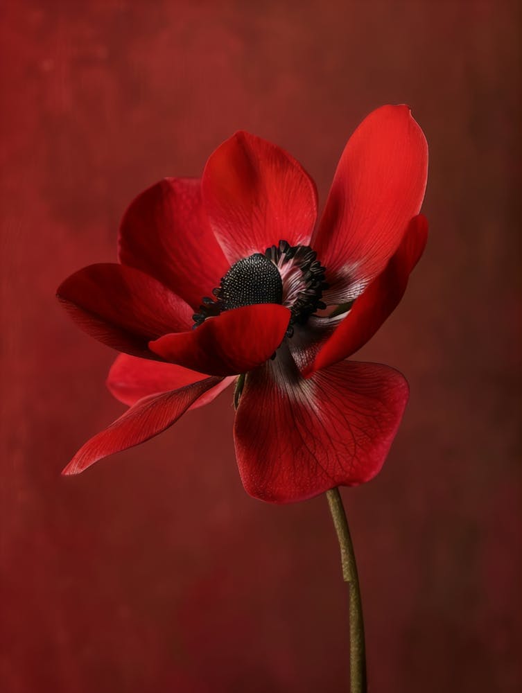 Floral Art 0008 Red Flower 0000 Red Fl An 1