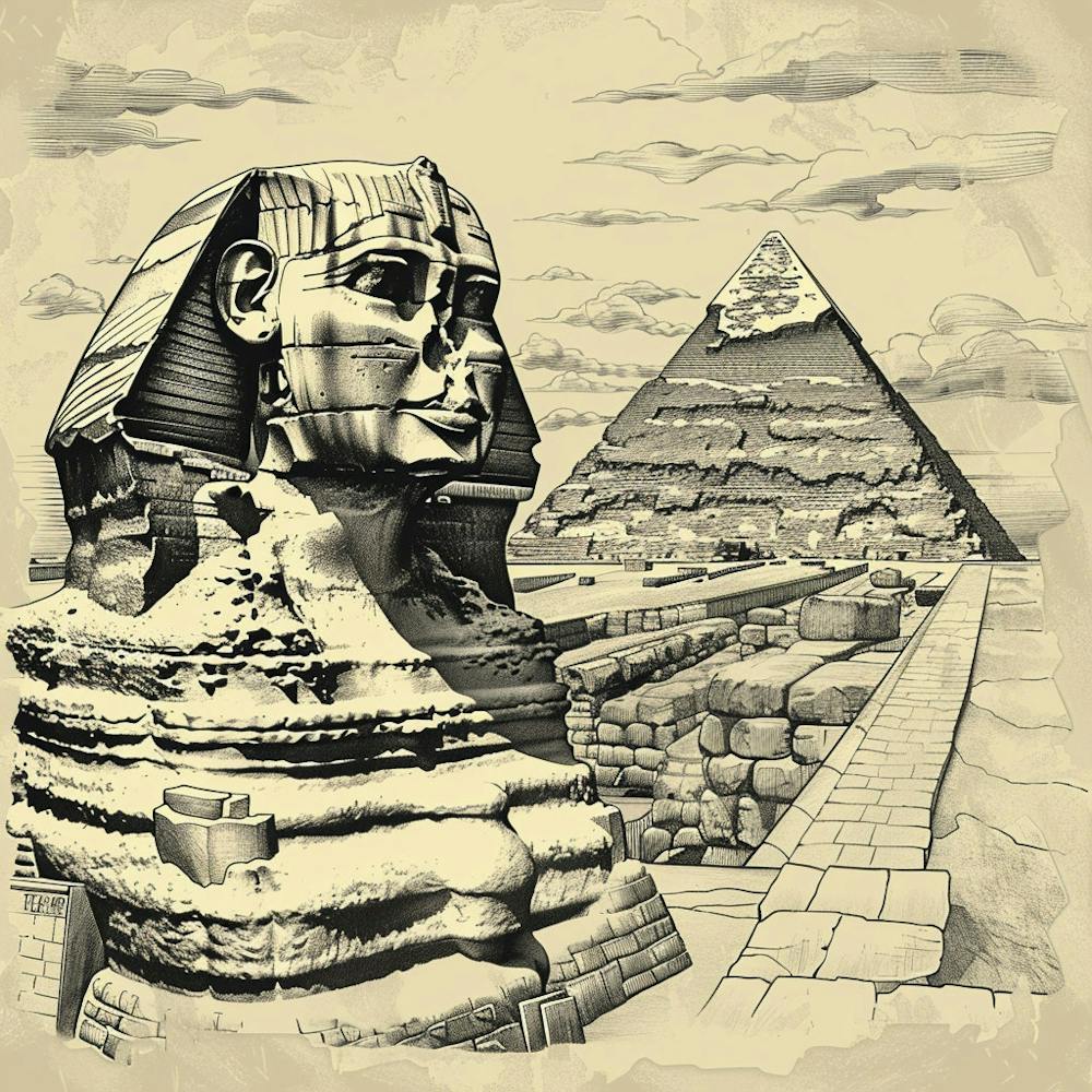 Ägyptische Sphinx