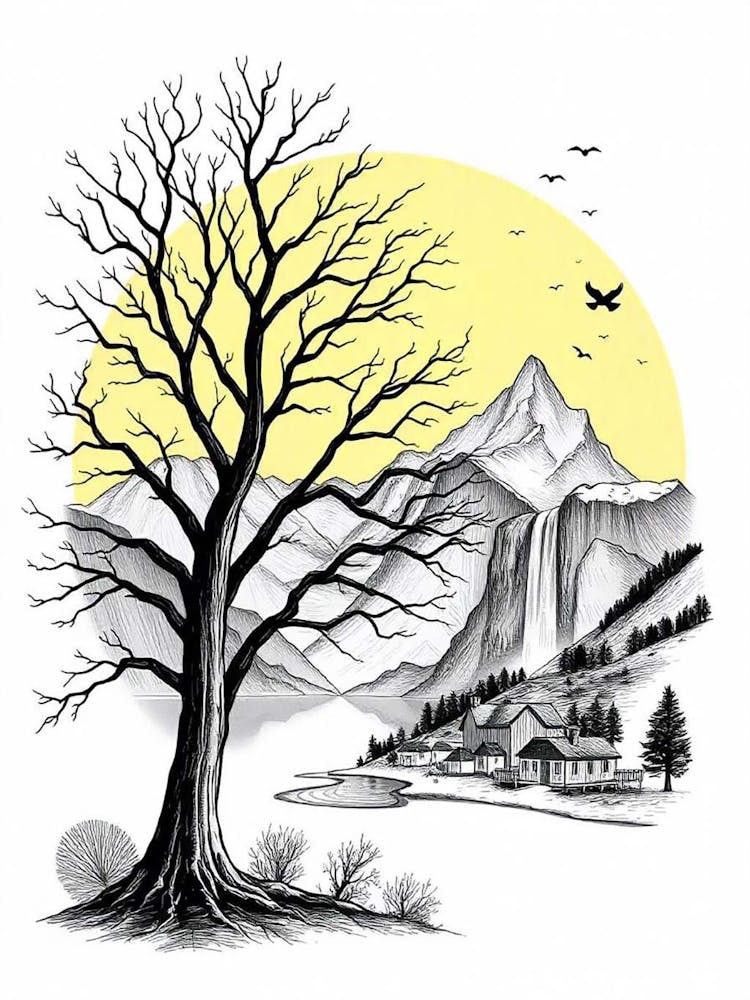 Art Prints Of Scenery Scene Arts (6)