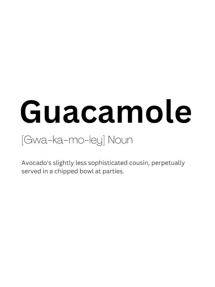 Guacamole Definition Meaning