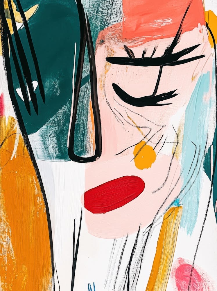 Abstract Portrait Of A Woman 154