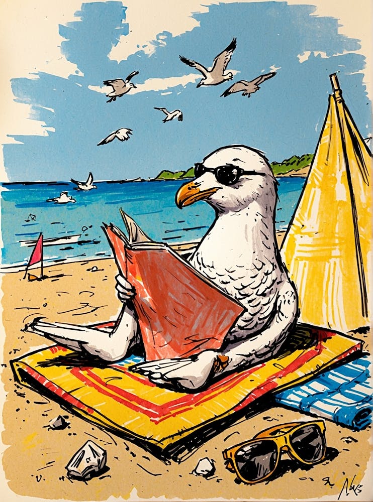 Seagull On The Beach
