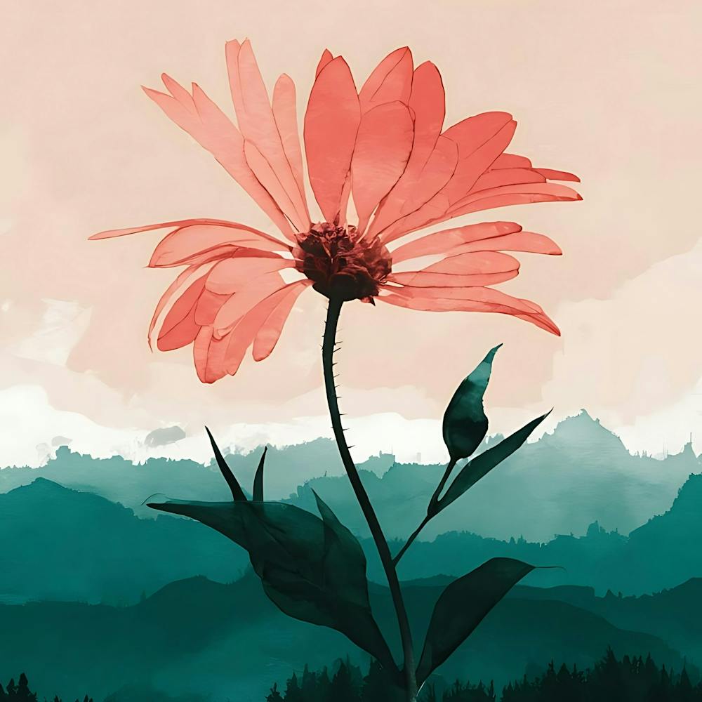 Flower In The Mountains