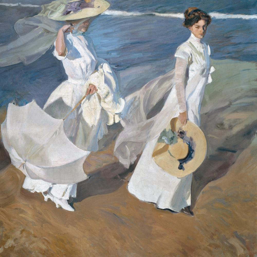 Strolling Along The Seashore, Joaquín Sorolla