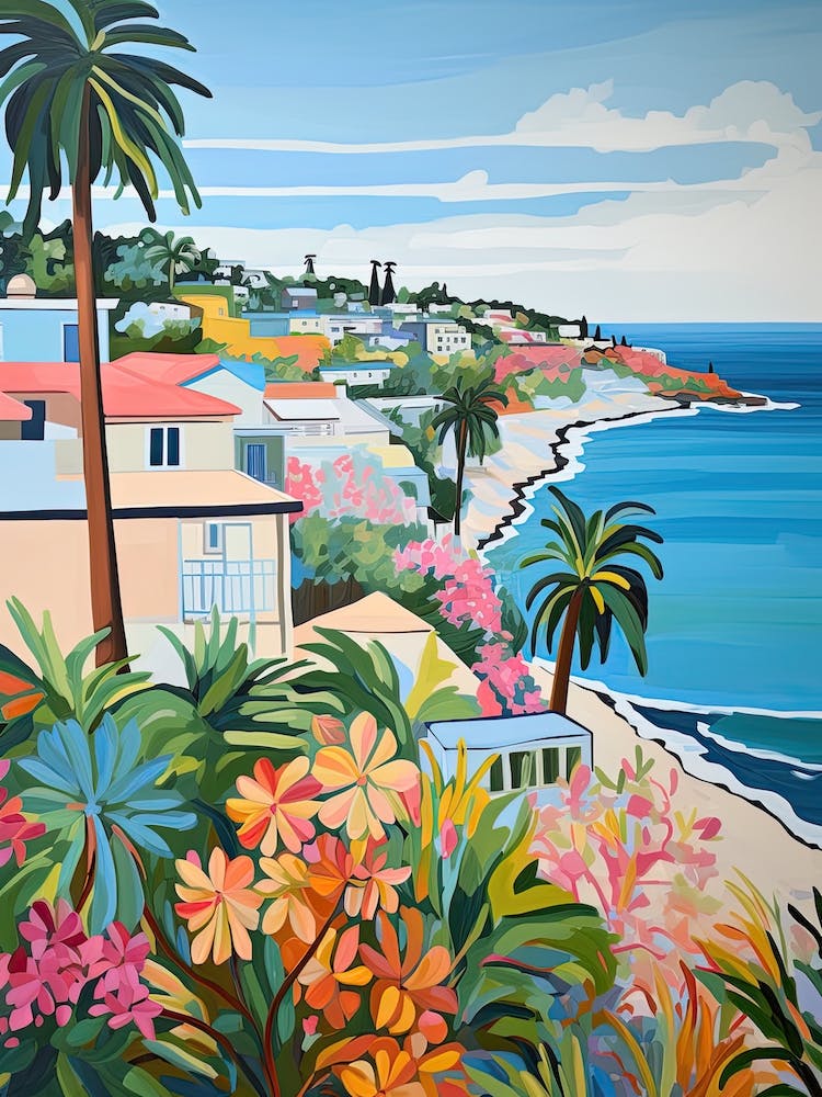 Laguna Beach, California, Matisse And Rousseau Style 1