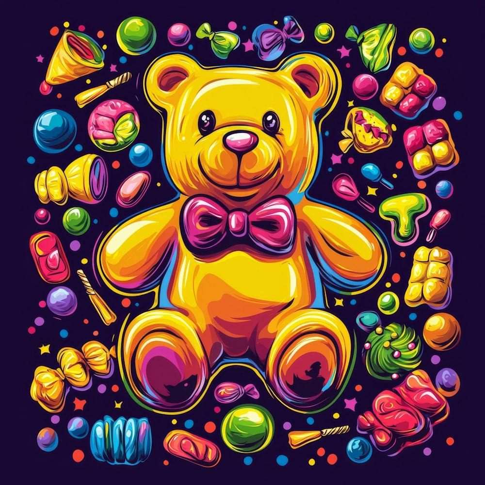 Teddy Bear print 6