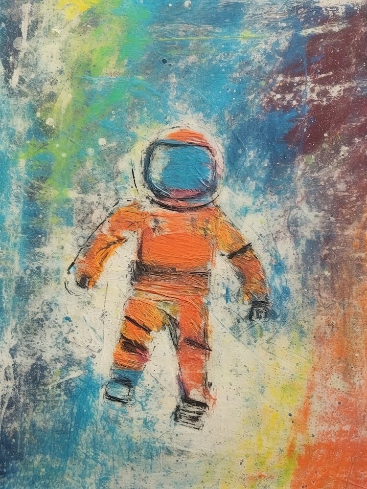 Astronaut Crayon 1
