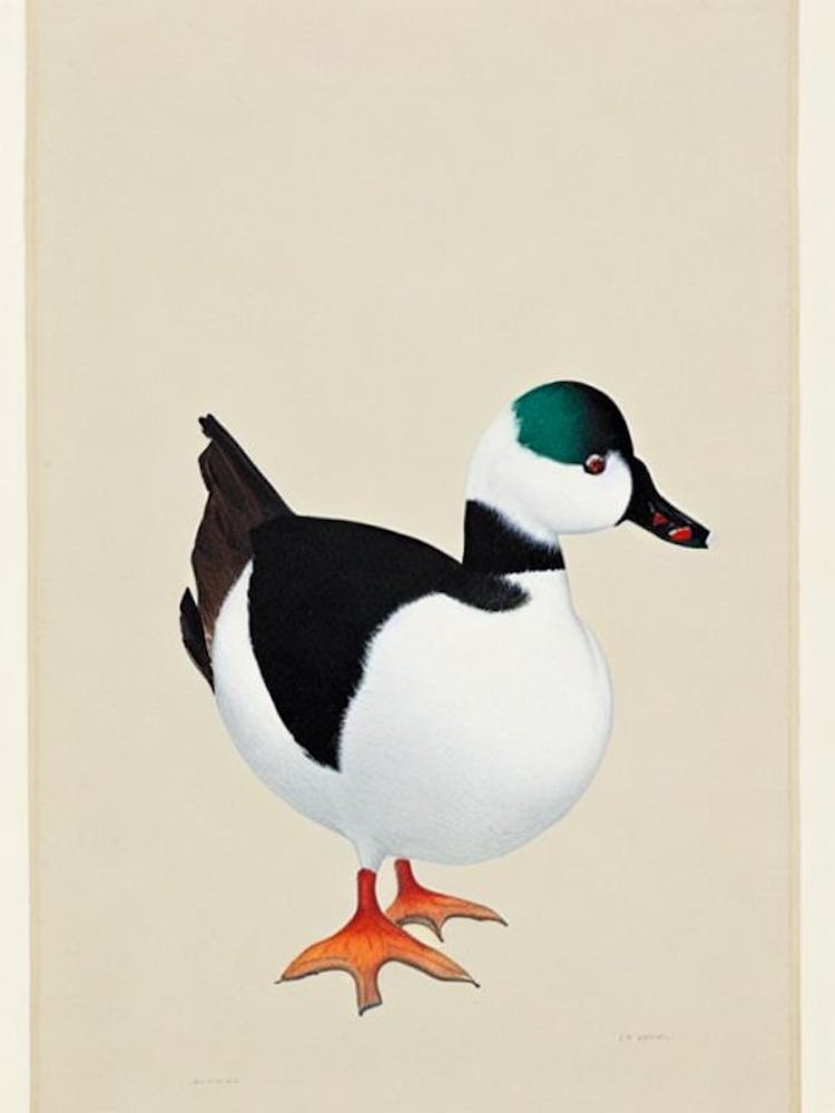 Bufflehead Illustration Bird