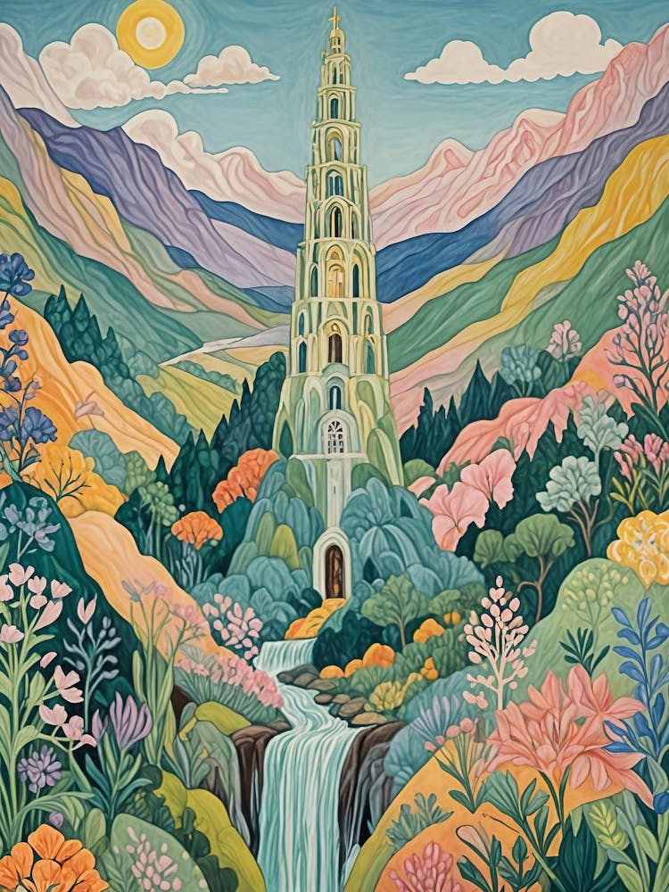 Pastel Tower Whimsy