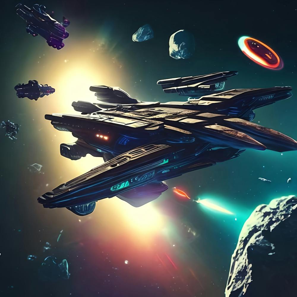 Cyberpunk Spaceship