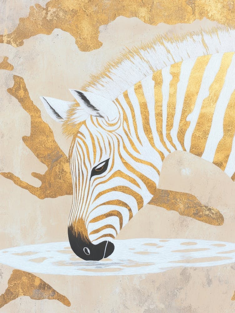 Zebra Canvas Print 5