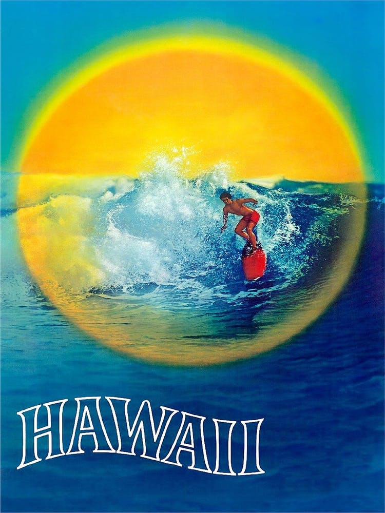 Hawaii, Sunset Surfer