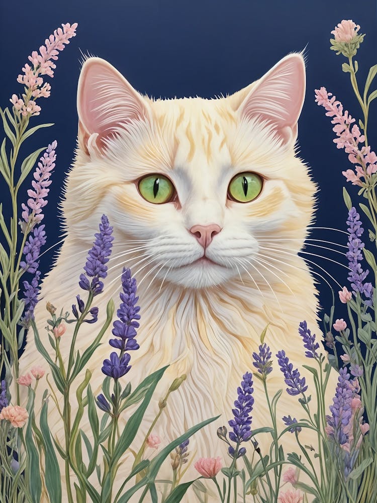 Lavender Cat
