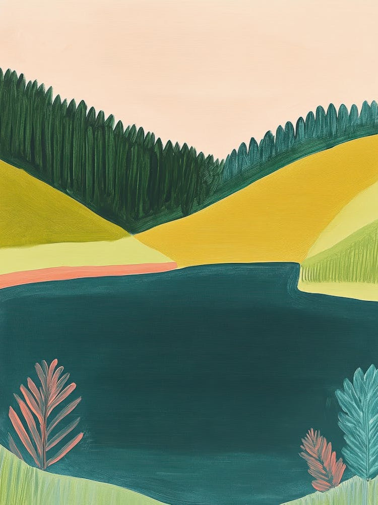 Landscape With A Lake