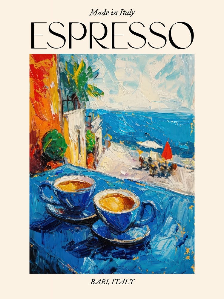 Bari Espresso Made In Italy 1 Poster