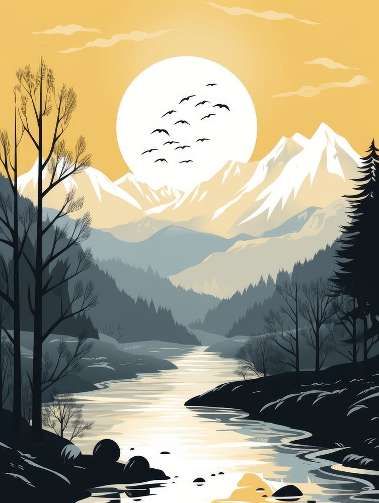 Sunset In The Mountains 21