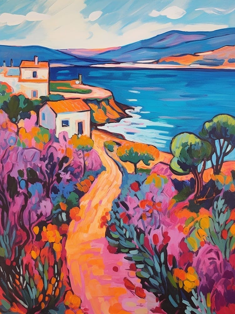 Sardinia Italy 4 Fauvist Painting