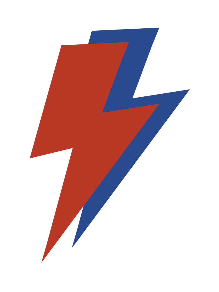 Blue And Red Lightning