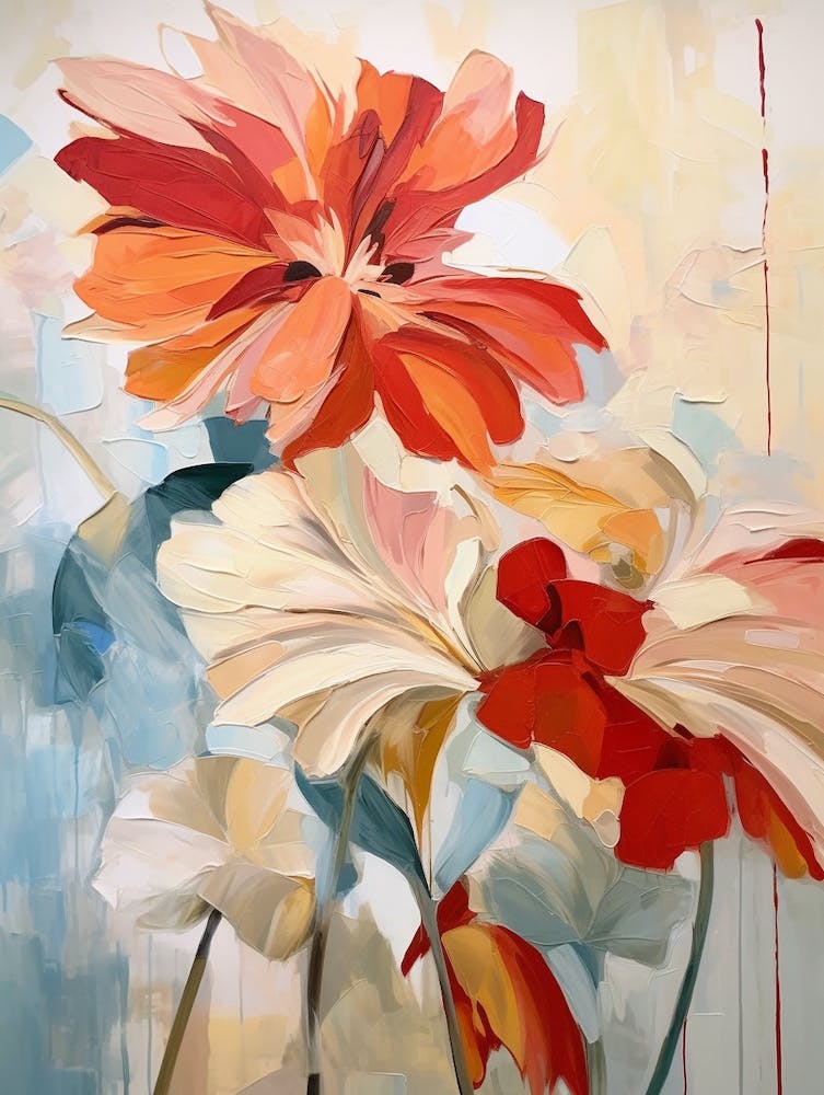 Fall Flower Painting Gerbera Daisy 4