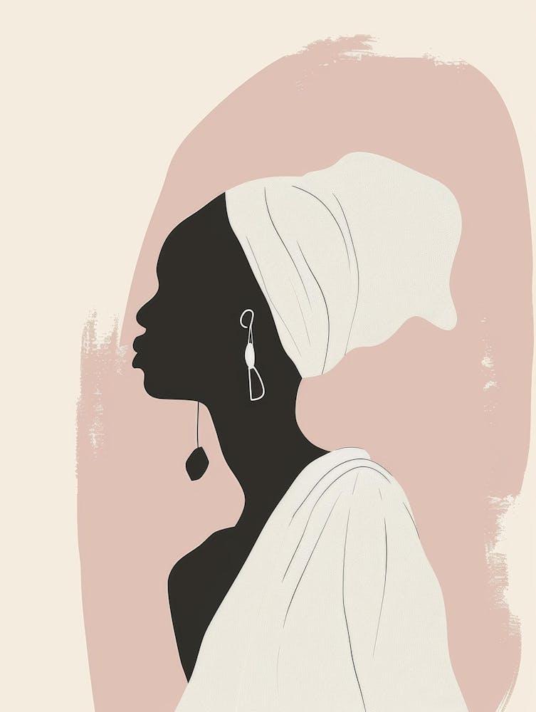 Silhouette Of African Woman 33