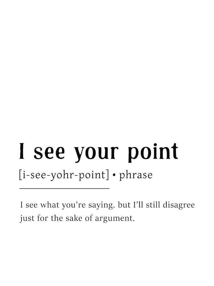 I See Your Point
