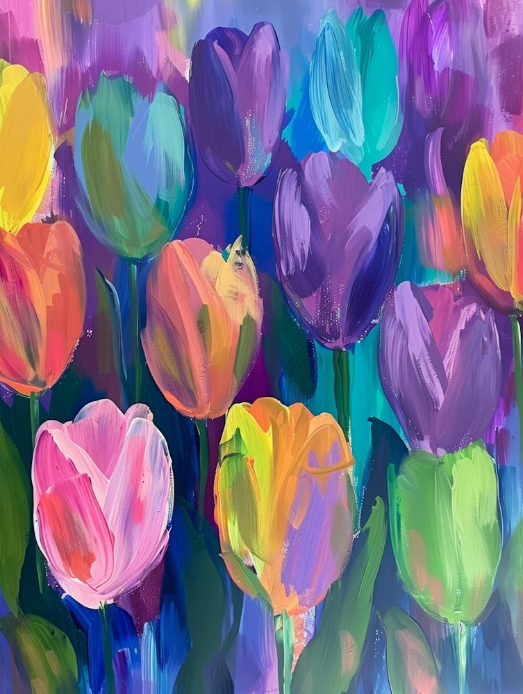 Tulipes Colorées 1