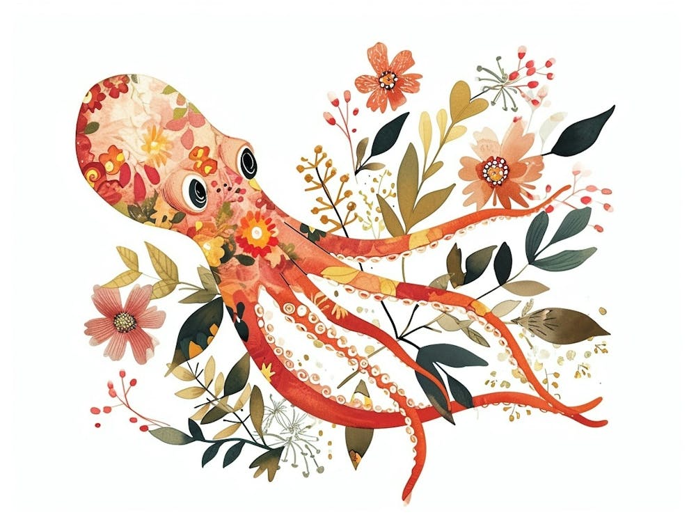 Little Floral Squid 2