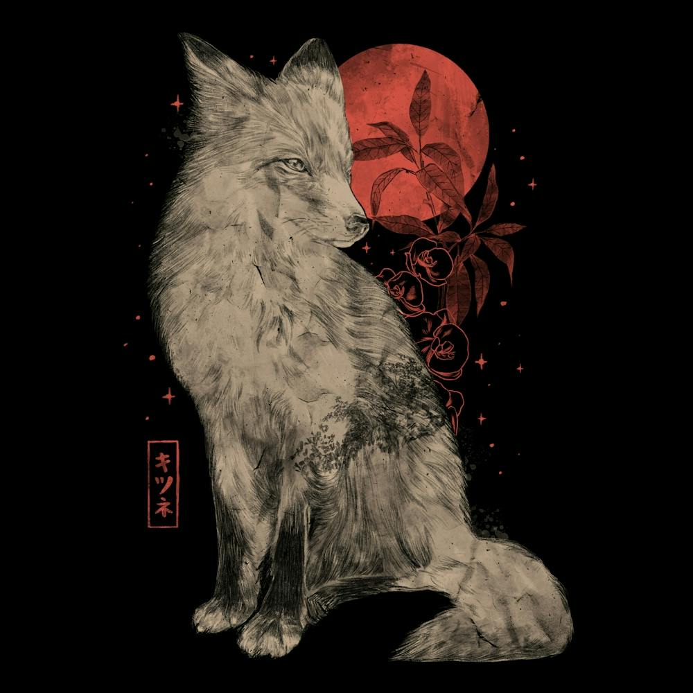 Bloomy Fox Cute Wild Beauty