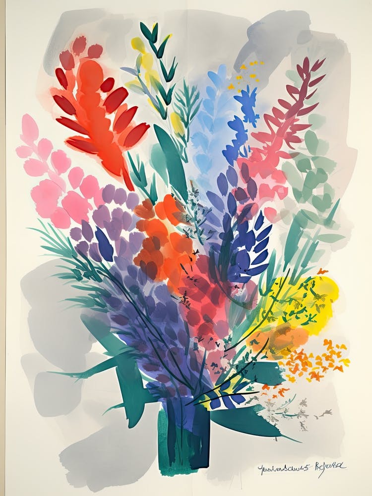 Heather Flower Illustration 4