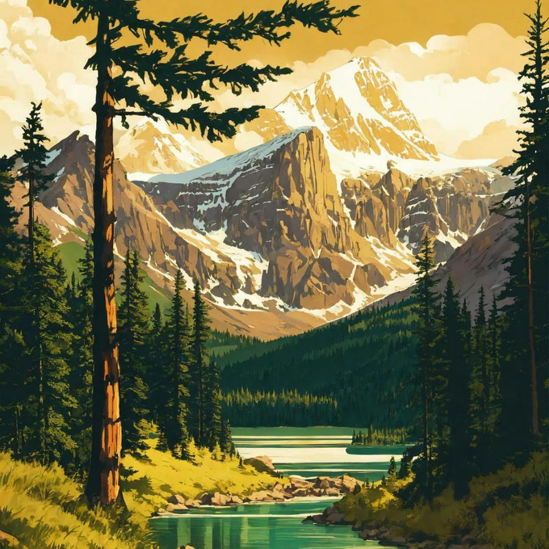 Rocky Mountain Lake
