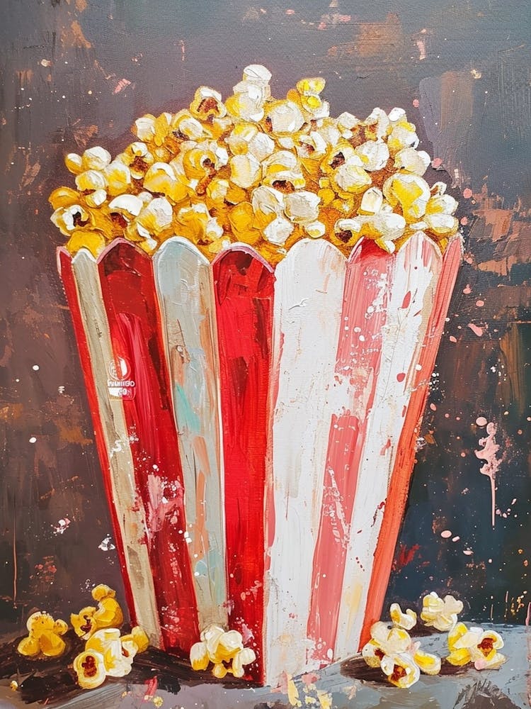 Kitsch Popcorn Brushstrokes 3