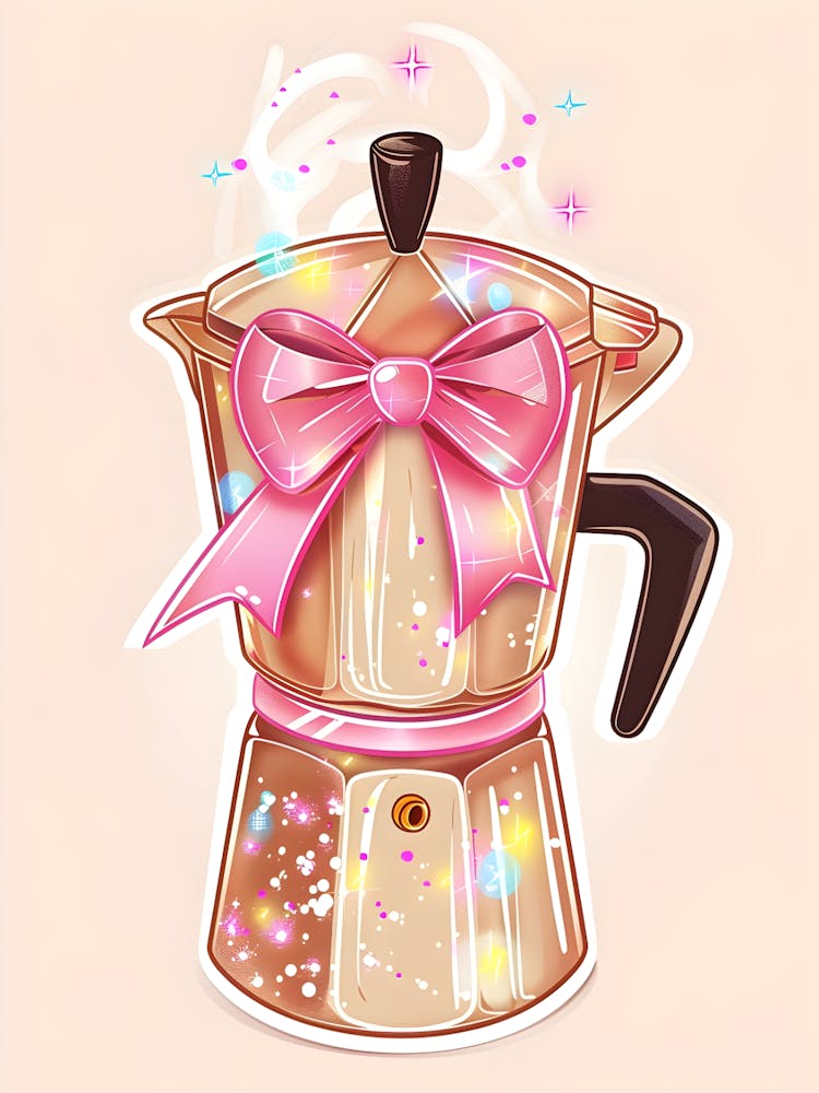Coffee Maker With Bow