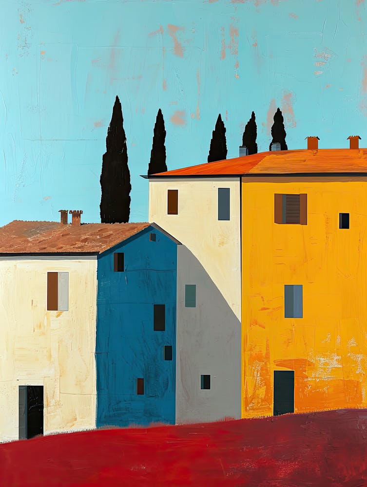 Houses In Tuscany, Italy 1