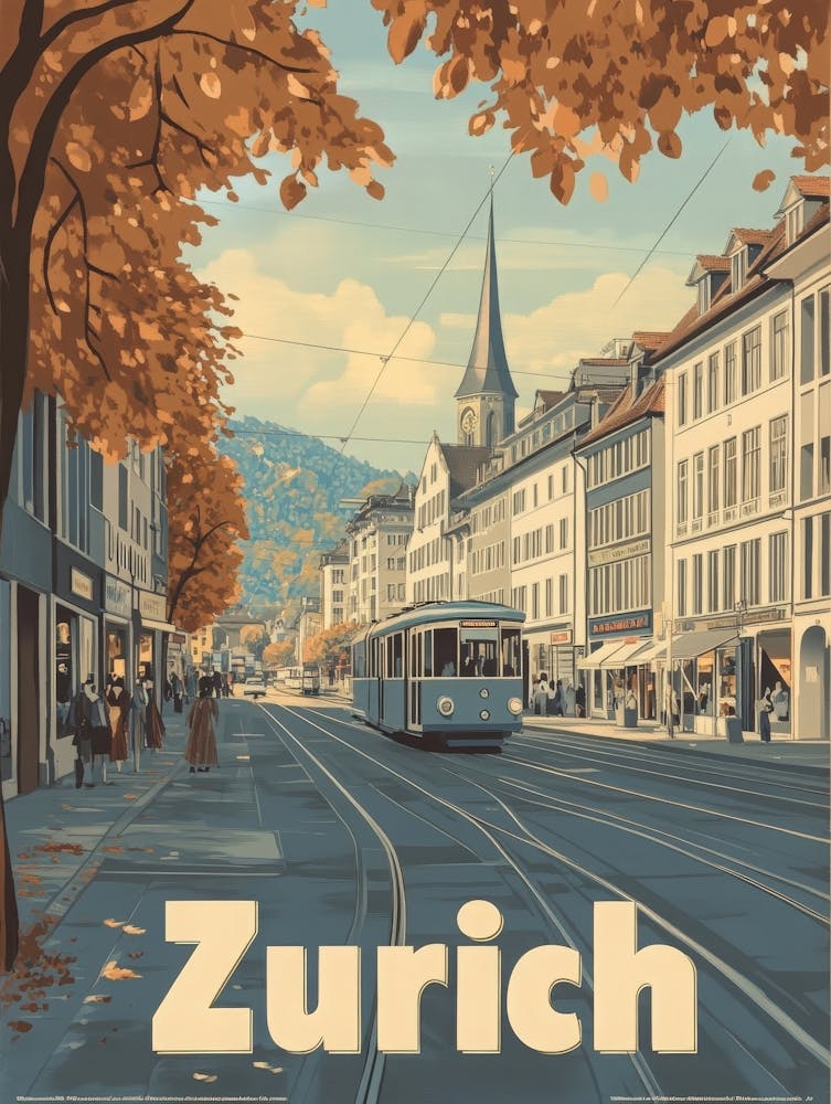Aihrgdesign A Classic 1960s Travel Poster For Zurich Showcasi E07da122 Dcfa 4791 Bc8f E8aaffd9dd1c 2