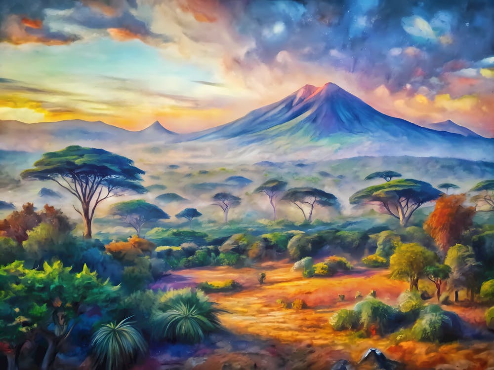 Van Gogh Arusha National Park Tanzania