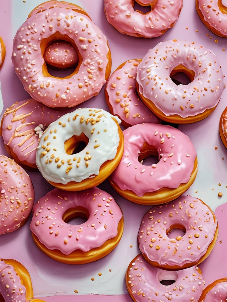 Bright Pink Donuts no2