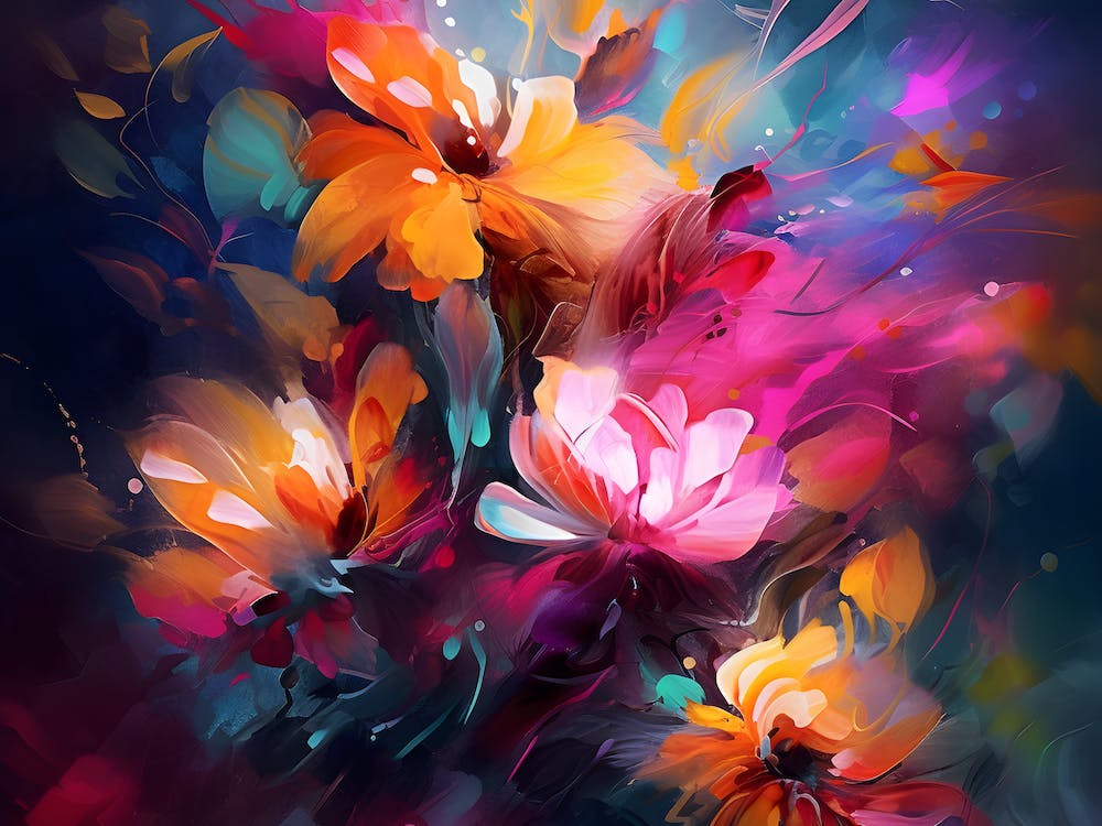 Flowers Watercolor Painting