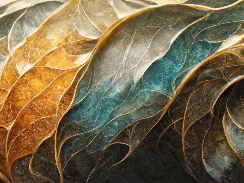 Abstract Leaves Modern