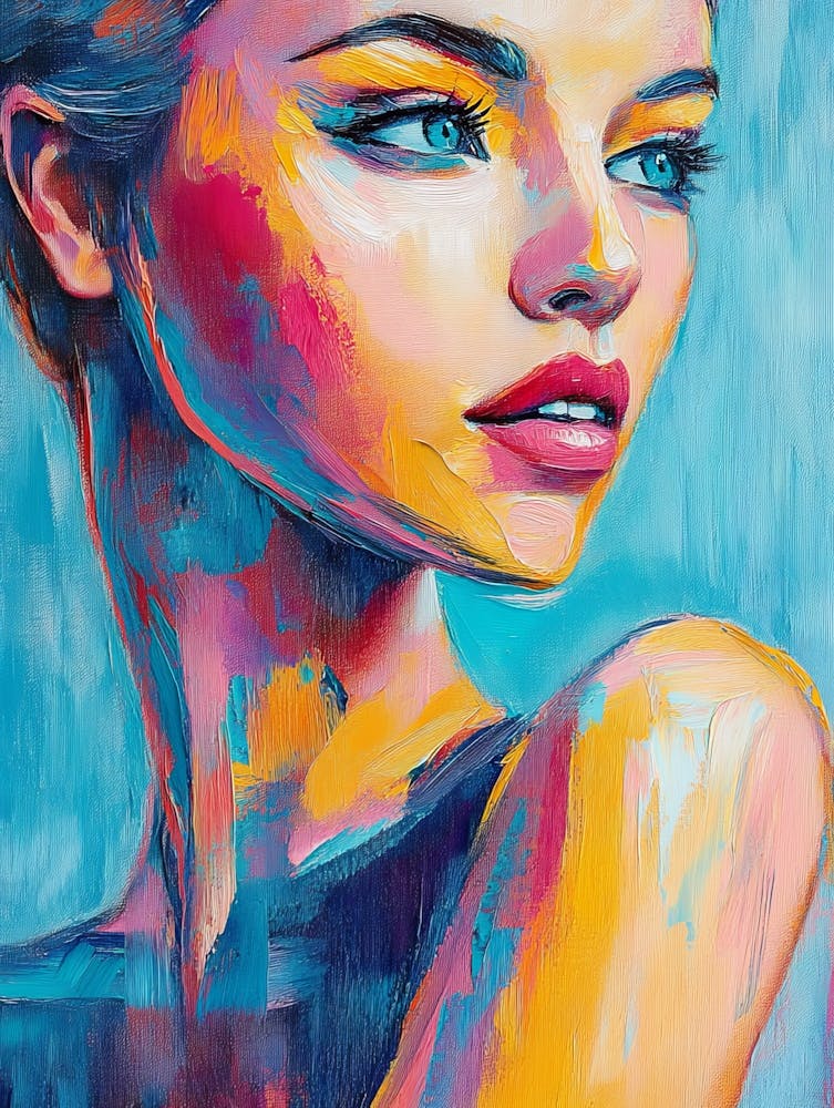 Woman With Blue Eyes