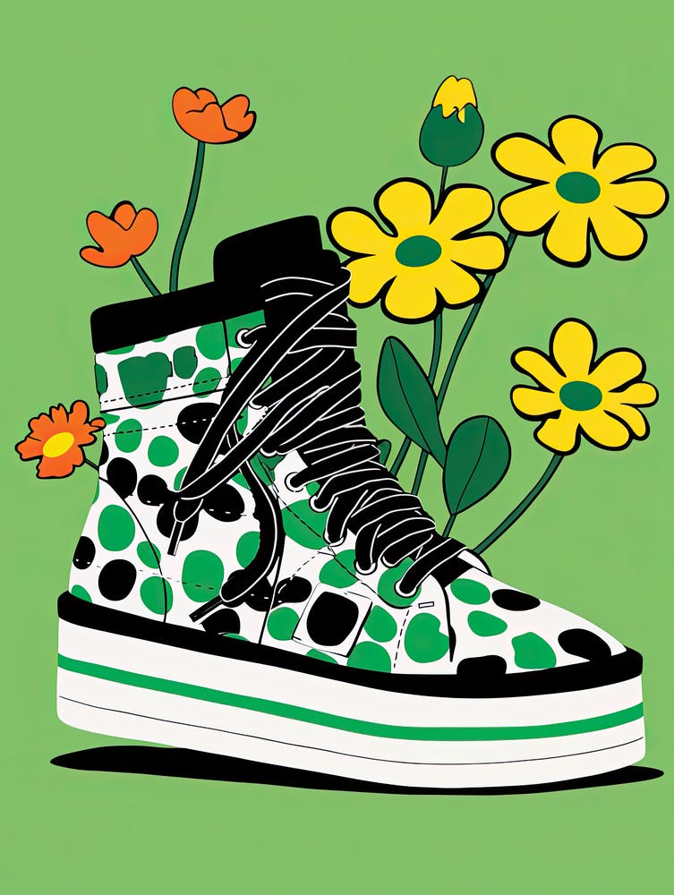 Flowers In A Sneaker 45