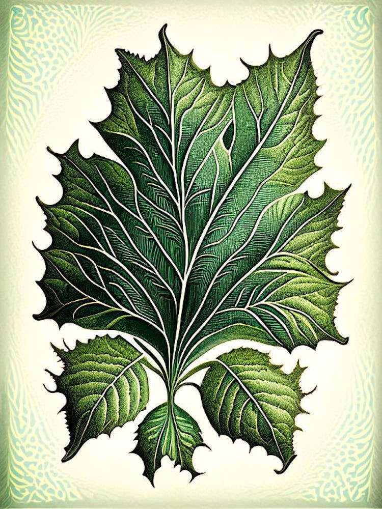 Madder Leaf Vintage Botanical 3