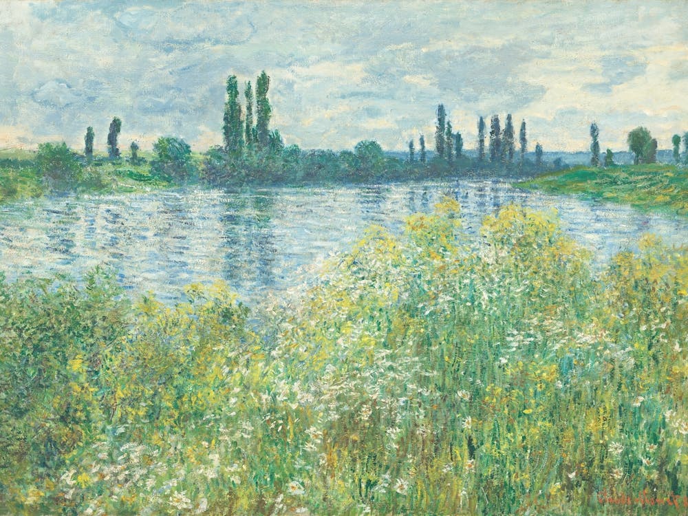 Claude Monet And Banks of the Seine