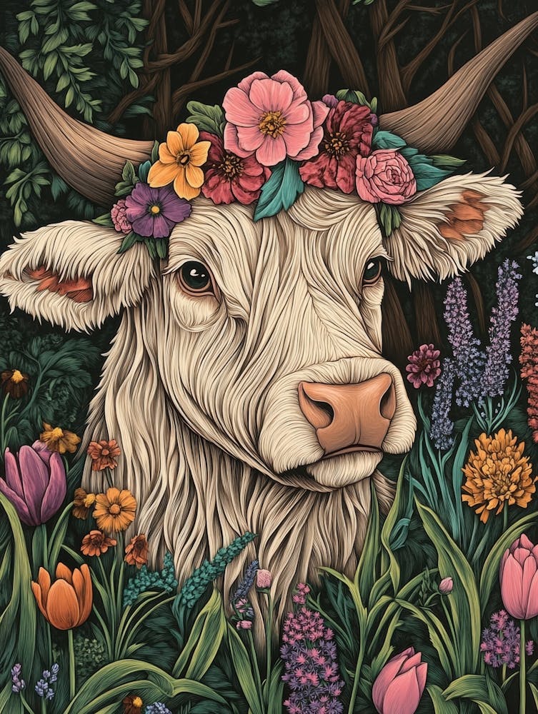 Flower Cow