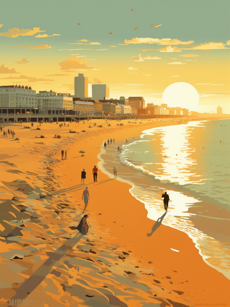 Brighton Beach Golden Tones 4