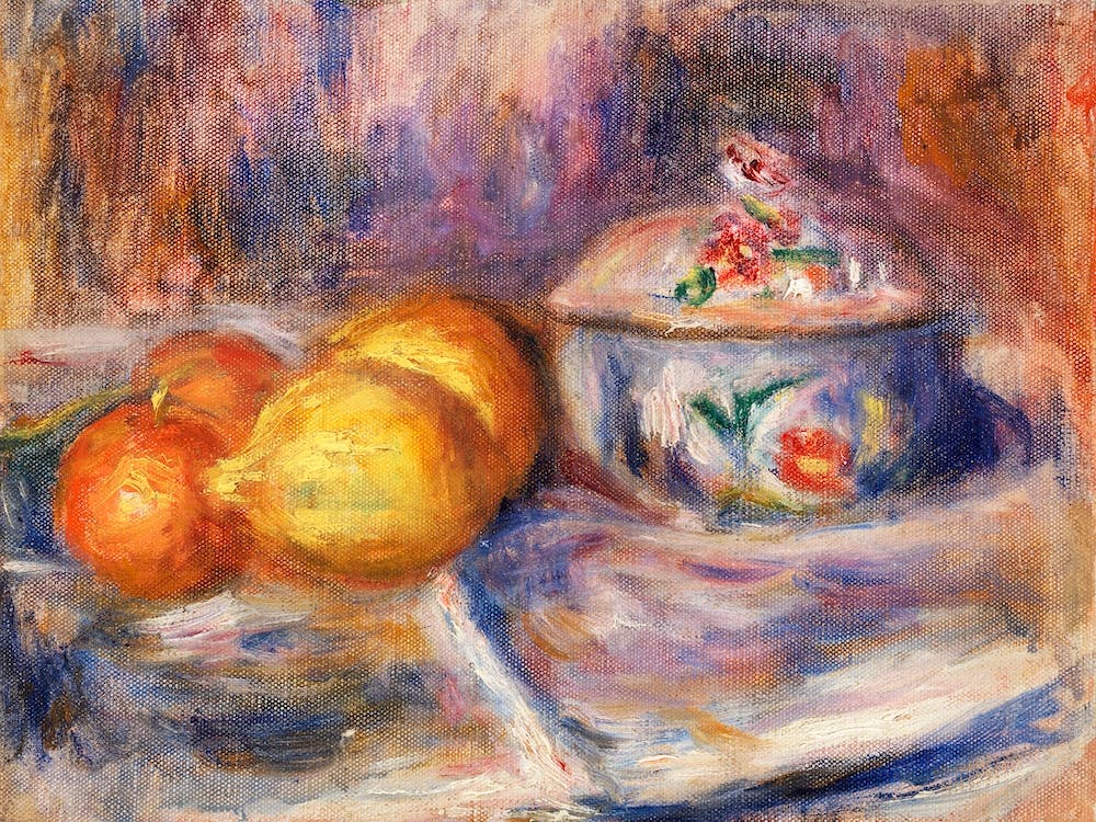Fruit And Bonbonnière (1915–1917), Pierre Auguste Renoir