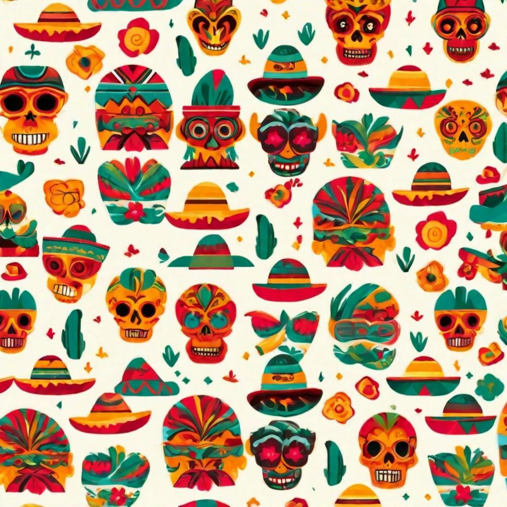 Day Of The Dead Skulls 4
