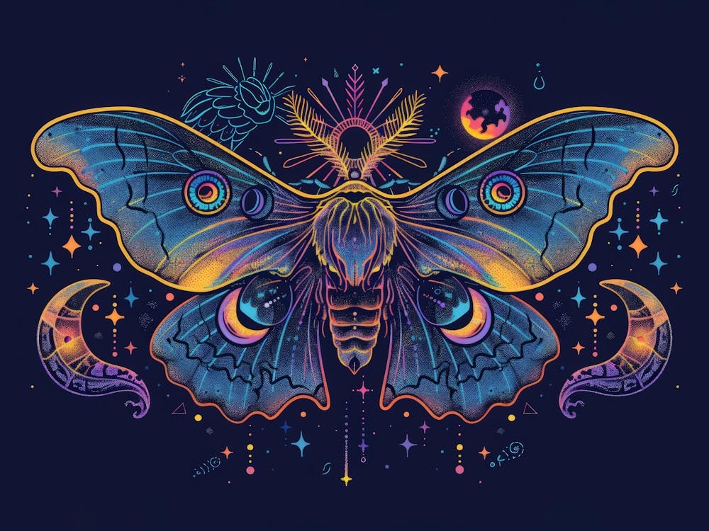 Moth Illustration 6